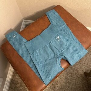 Gymshark teal set, XS